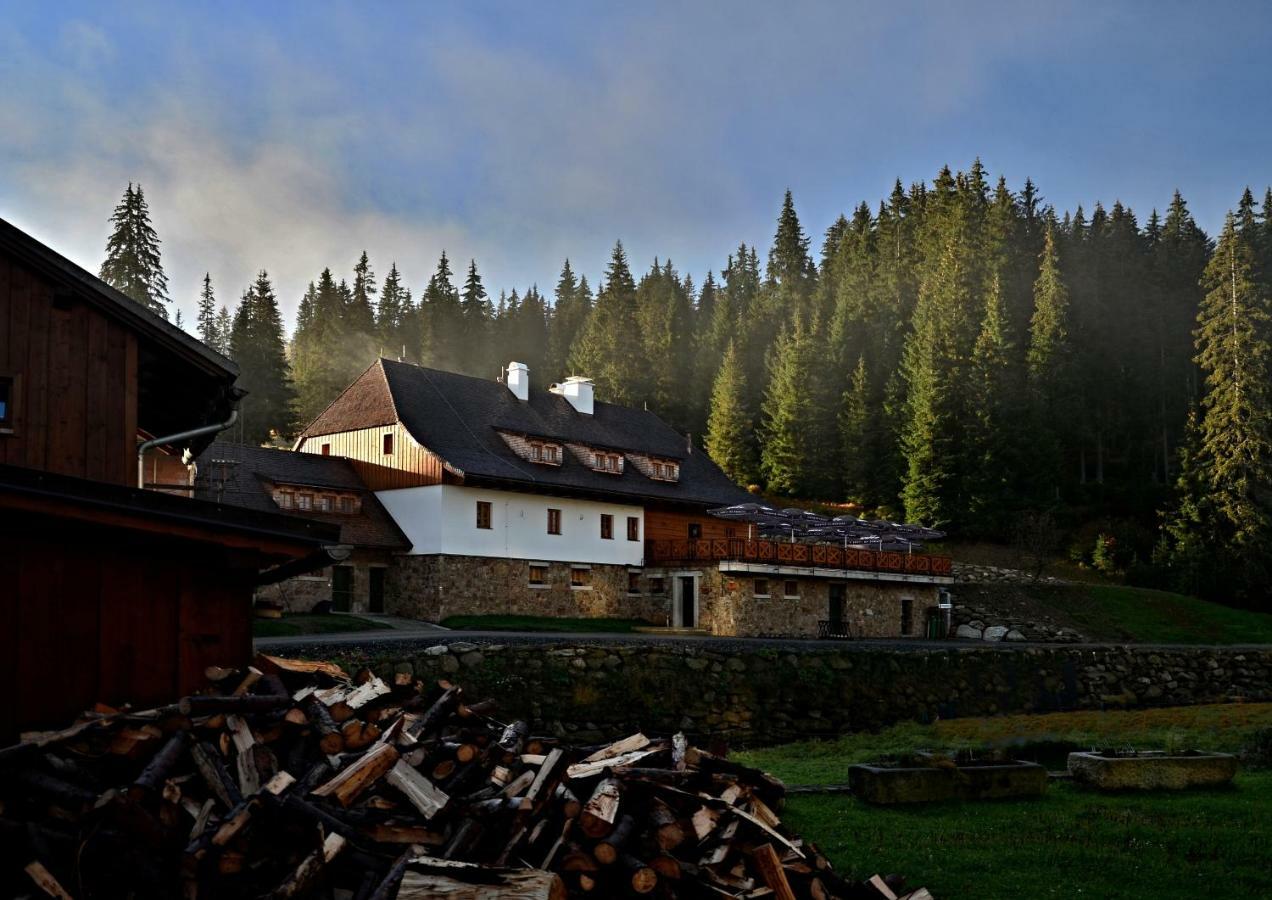Pivovar Lyer Modrava Exterior foto